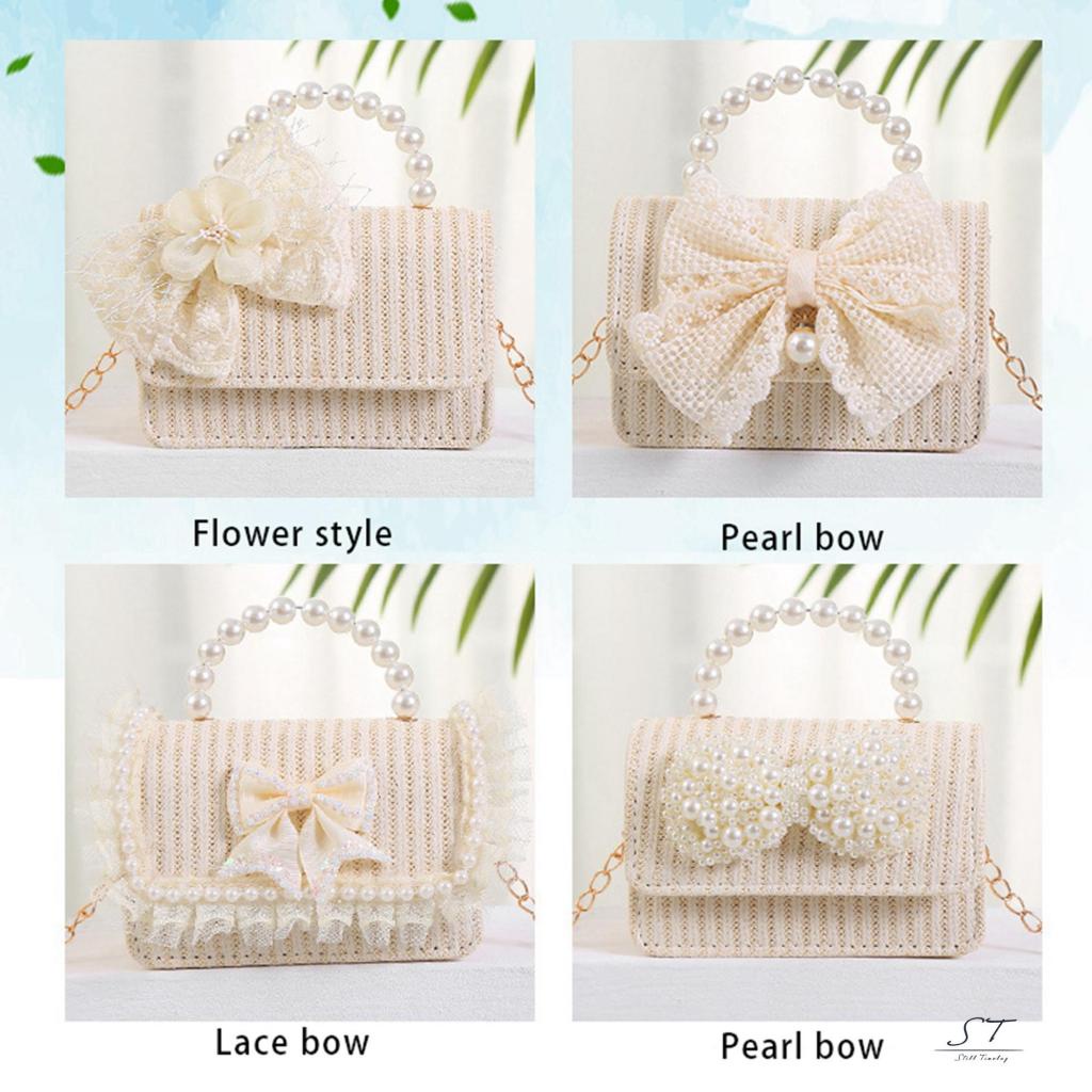 Túi Cói Đeo Chéo Đa Năng Đính Nơ CY03 Cho Nữ