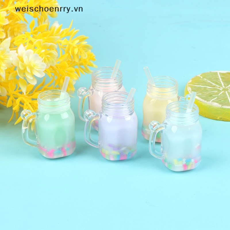 Set 2 Ly Trà Sữa / Trái Cây / Đồ Chơi Búp Bê 1: 12