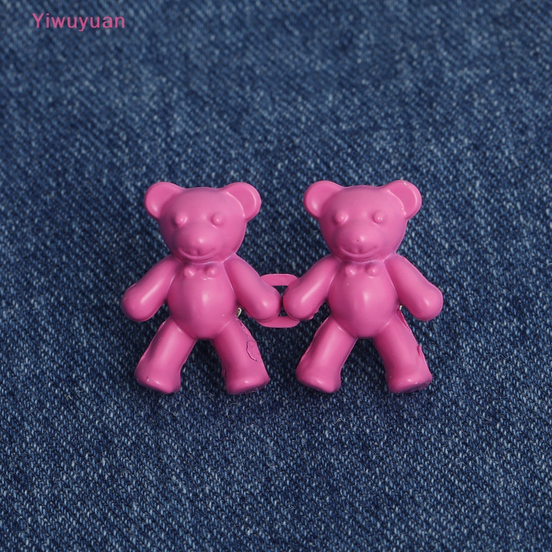 1 Cặp Khóa Thắt Lưng Quần Jean Không Cần Đóng Đinh Tháo Rời Được Mới