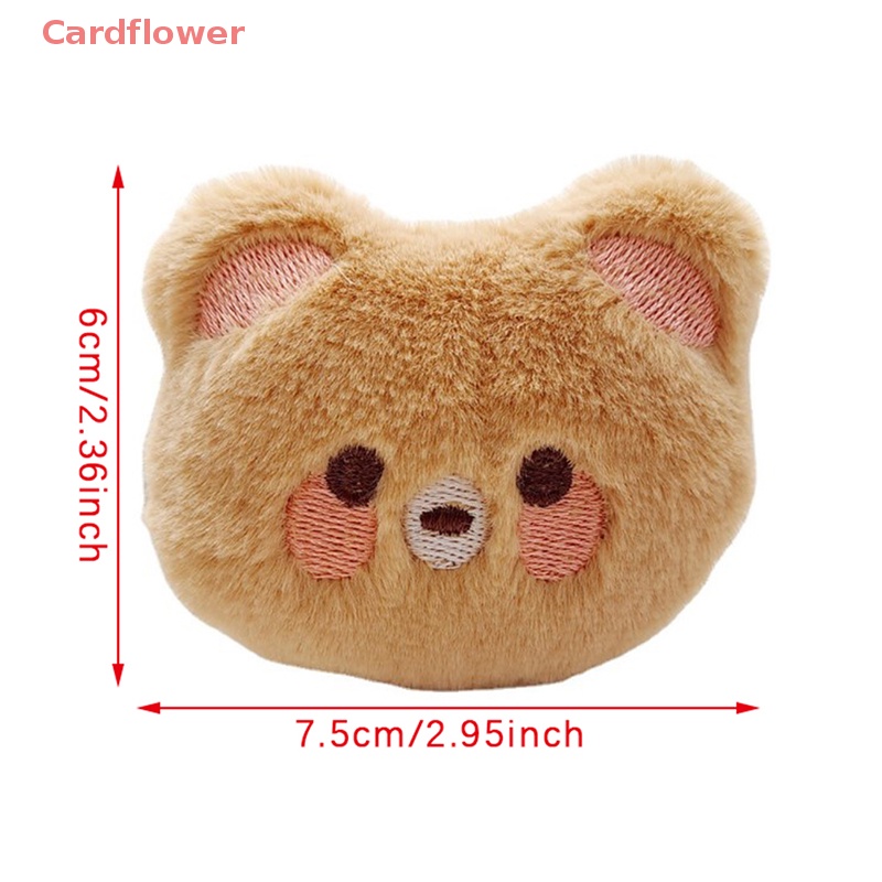 < Cardflower > Ghim Cài Áo Hình Gấu Hoạt Hình / Dâu Tây Nhồi Bông Dễ Thương Thời Trang Nữ Và Trẻ Em Mới