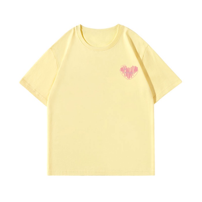 Áo Thun Unisex 100% Cotton Nguyên Chất Ngắn Tay Phong Cách Hàn Quốc Mới NRVP 2023