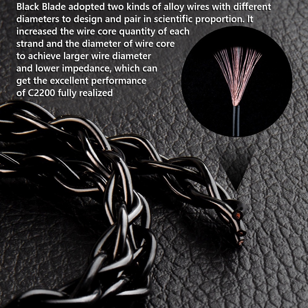 Dây Cáp Nối Tai Nghe 4 Lõi Furukawa C2200 2.5 / 3.5 / 4.4mm Bằng Hợp Kim Đồng Thau 0.78mm / MMCX