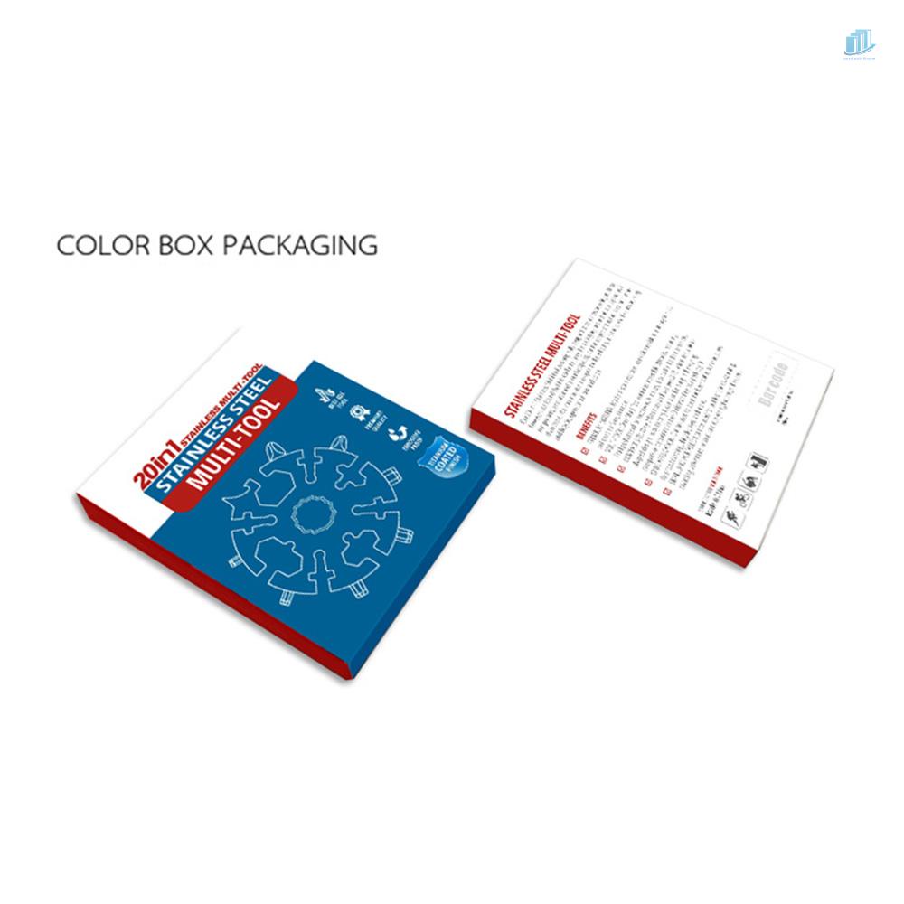 Dụng Cụ Mở Nắp Chai Đa Năng 20 Trong 1 Bằng Thép Không Gỉ