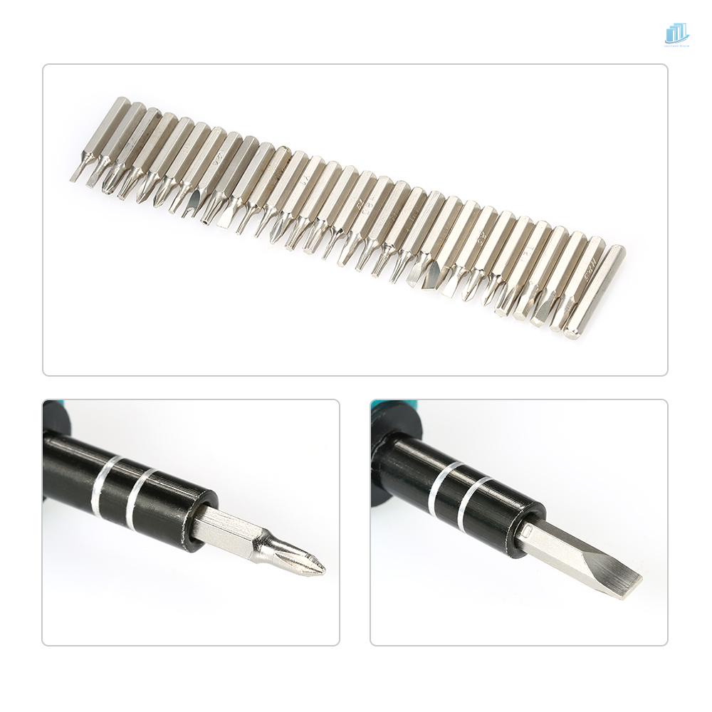 Bộ 31 Dụng Cụ Tua Vít Từ Tính Đa Năng Sửa Chữa Điện Thoại Ổ Cứng / Đồng Hồ Thông Minh / Đồng Hồ / PSP