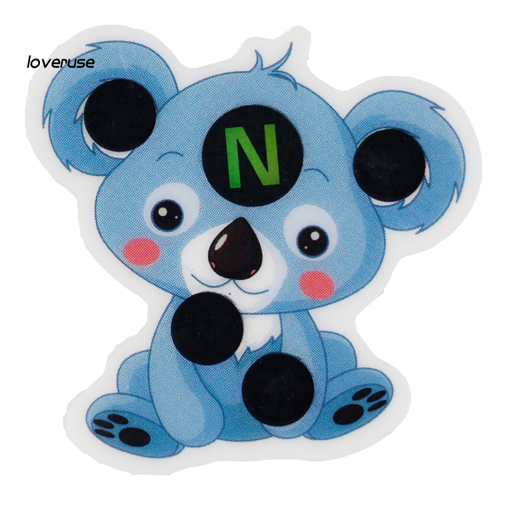 Set 5 Miếng Dán Đo Nhiệt Độ Cơ Thể Hình Chú Ong / Gấu Hoạt Hình Dễ Thương