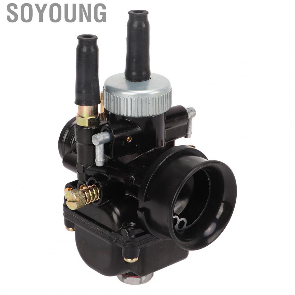 Soyoung Carburetor Replacement  Motorcycle Carburetor Reliable Professional Metal 17mm  for Motorbike