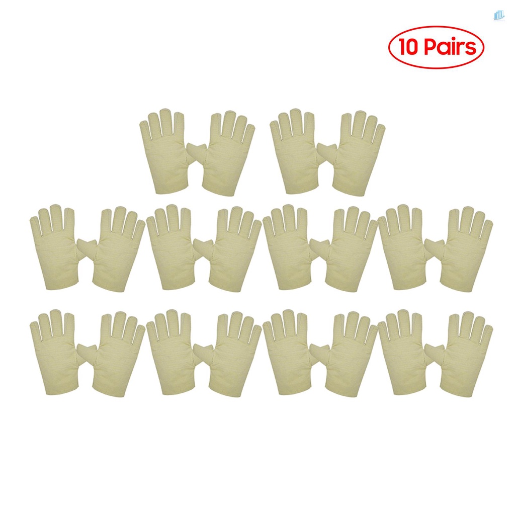 Găng Tay Bảo Hộ Bằng Vải Canvas Hai Lớp Dày Dặn Chống Trượt Chống Mài Mòn