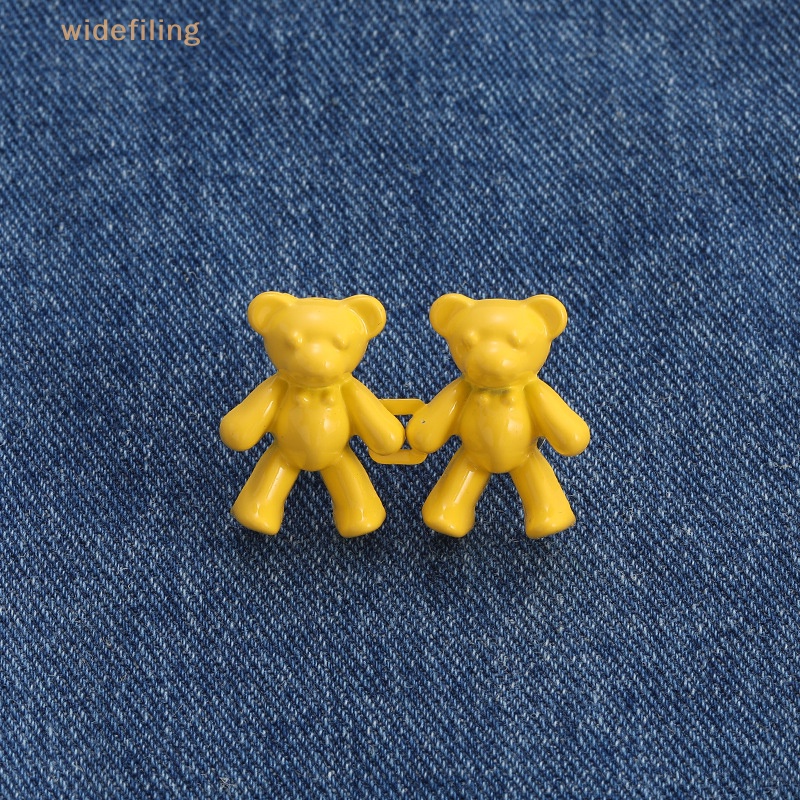 1 Cặp Khóa Thắt Lưng Quần Jean Không Cần Đóng Đinh Tháo Rời Được