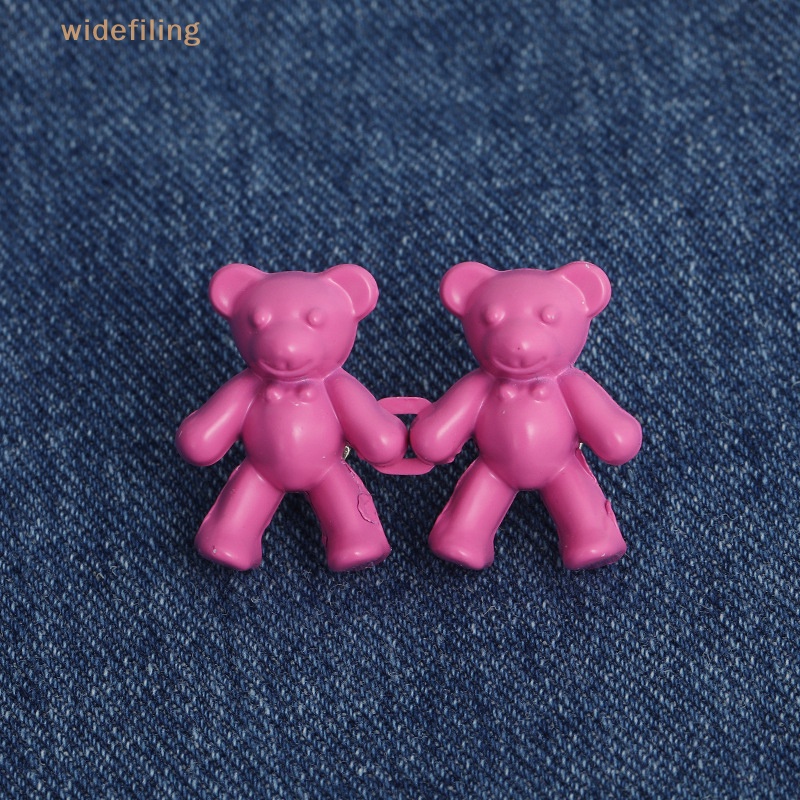 1 Cặp Khóa Thắt Lưng Quần Jean Không Cần Đóng Đinh Tháo Rời Được