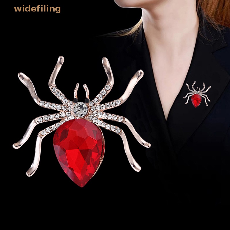 Trâm Cài Áo Hình Nhện Đính Pha Lê Sáng Tạo Thời Trang Cho Nữ