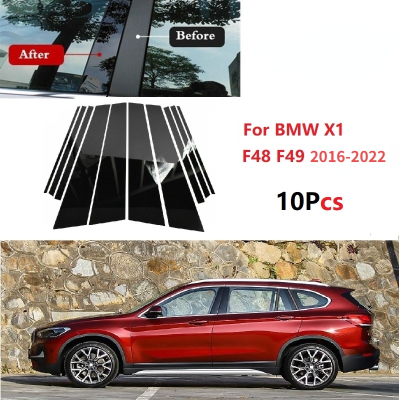 Phim Dán Trang Trí Cửa Sổ Xe Hơi Màu Đen Bóng Cho BMW X1 E84 2010-2015 F48 F48lci 2016-2022