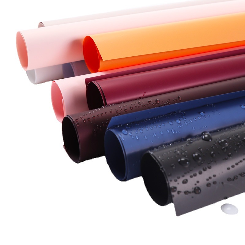 Set 1 / 5 Giấy Gói Quà Ouya Dày Hai Màu Chống Nước 19 Màu Sắc