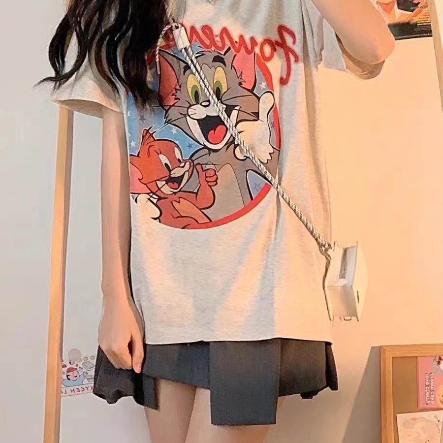 Set Áo Thun Và Chân Váy Thời Trang Hè Xinh Xắn Cho Nữ