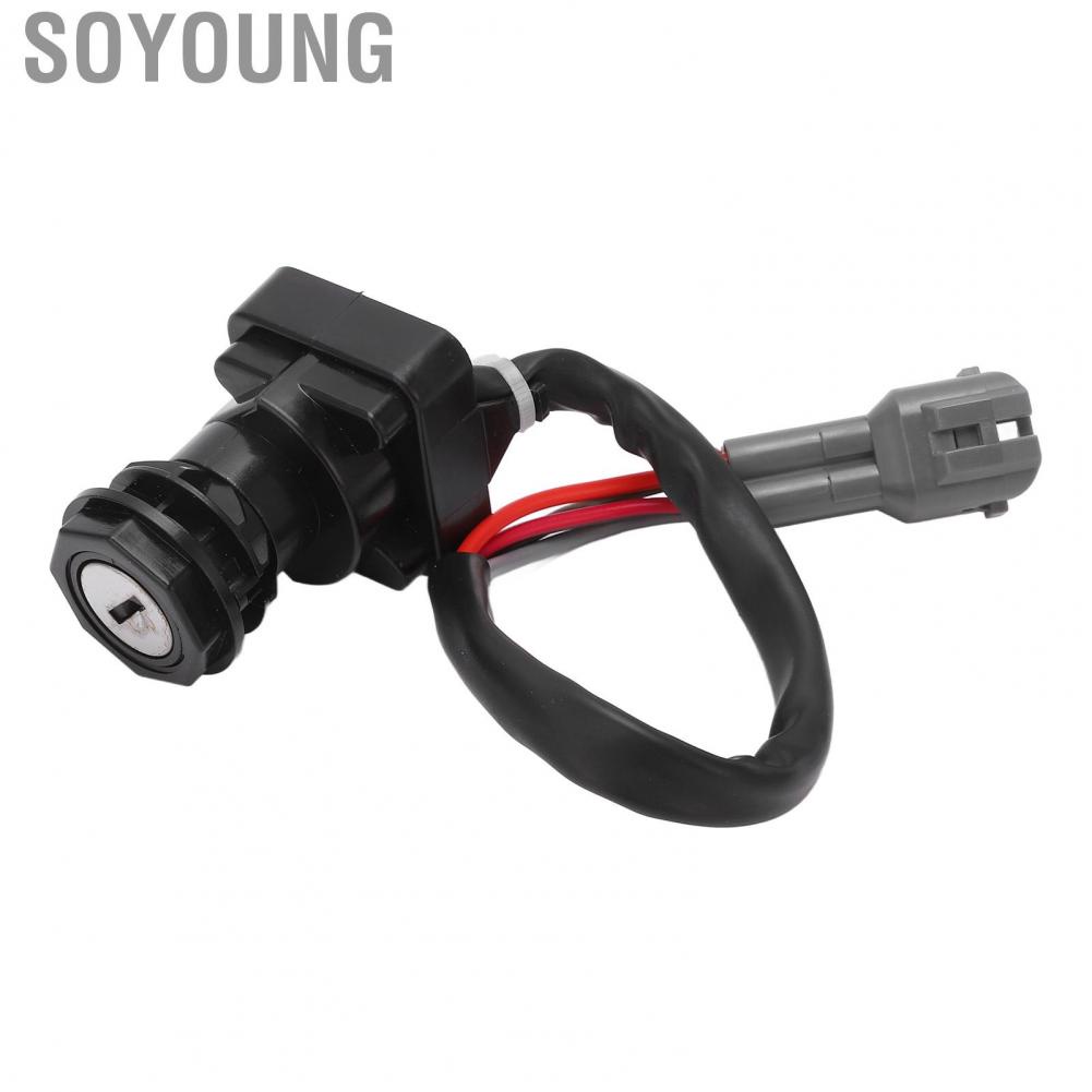 Soyoung Ignition Key Switch  Fast Response AS1674SW151LM Black Solid Construction  for ATV