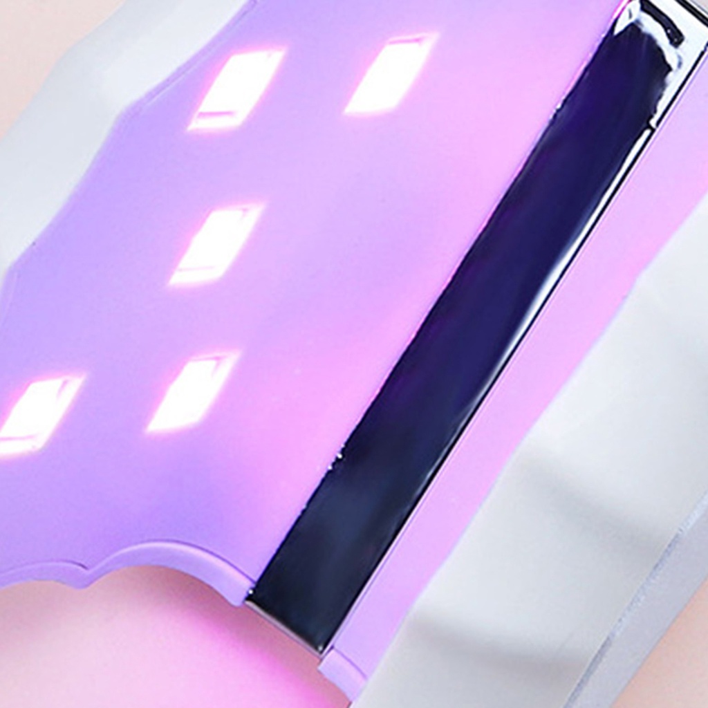 1 Bộ Đèn Sấy Khô Móng Tay Nhanh Chóng Hình Vỏ Sò Kèm Sạc USB Tiện Dụng Cho Gia Đình