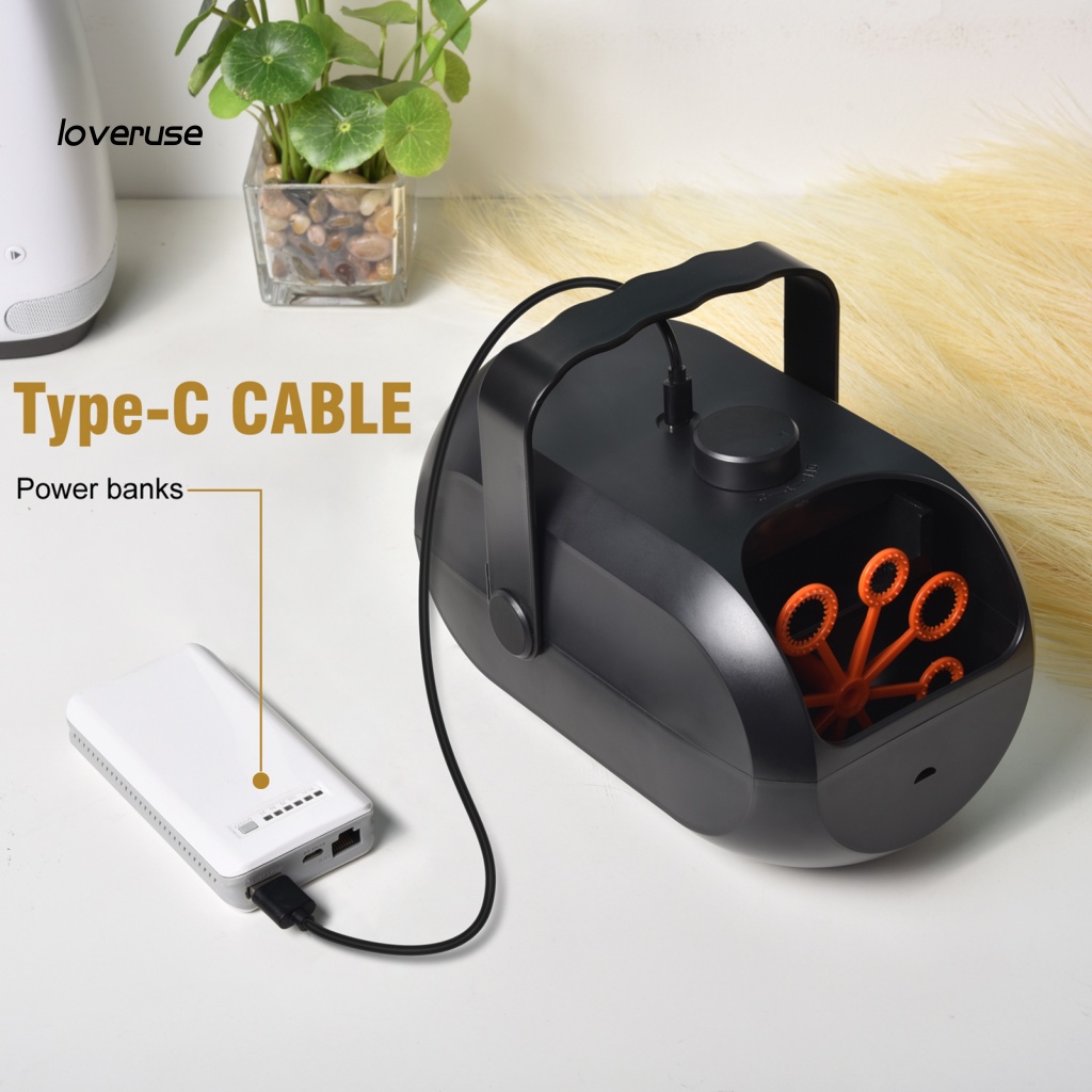 1 Bộ Đồ Chơi Thổi Bong Bóng Tự Động Bằng ABS