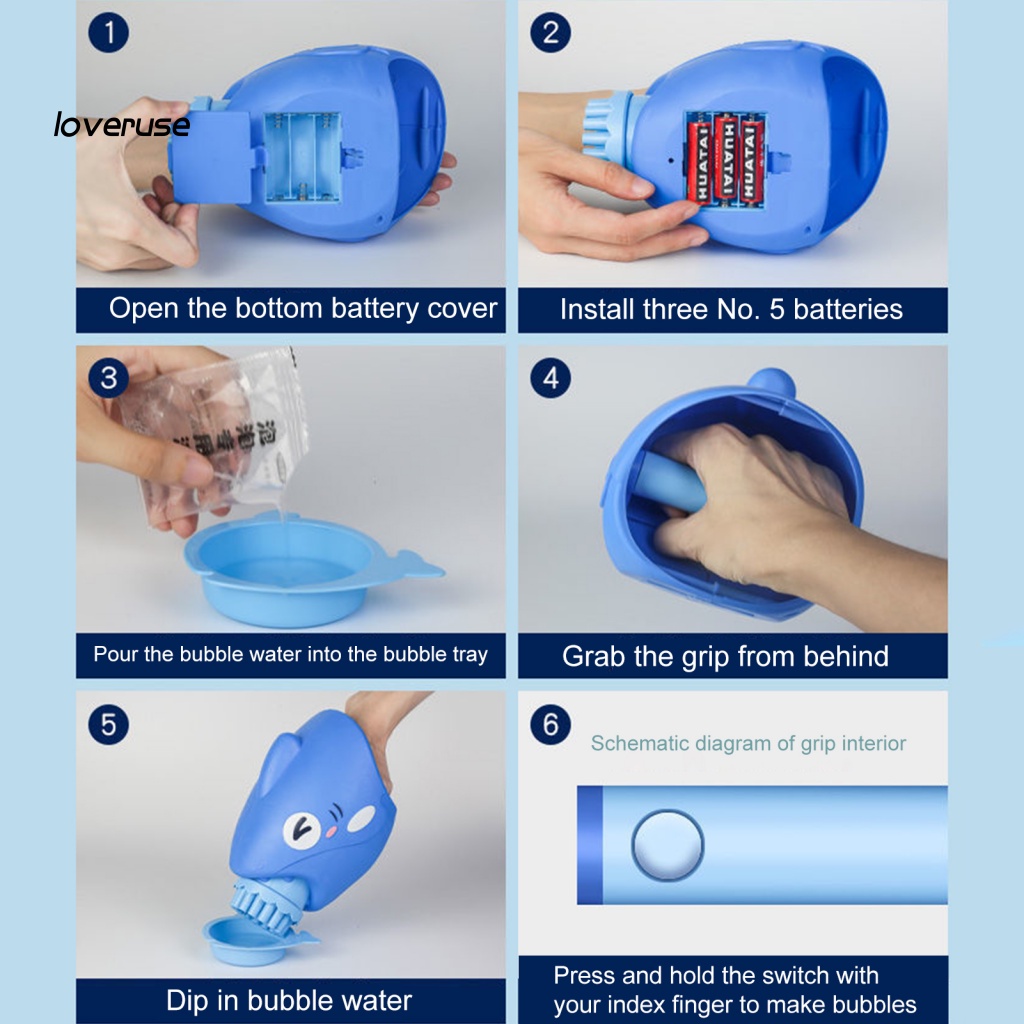 1 Bộ Đồ Chơi Thổi Bong Bóng Dễ Thương