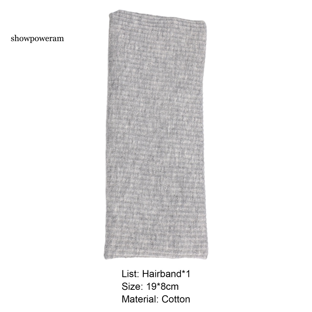 Băng Đô Vải Cotton Dệt Kim Co Giãn Thấm Hút Mồ Hôi