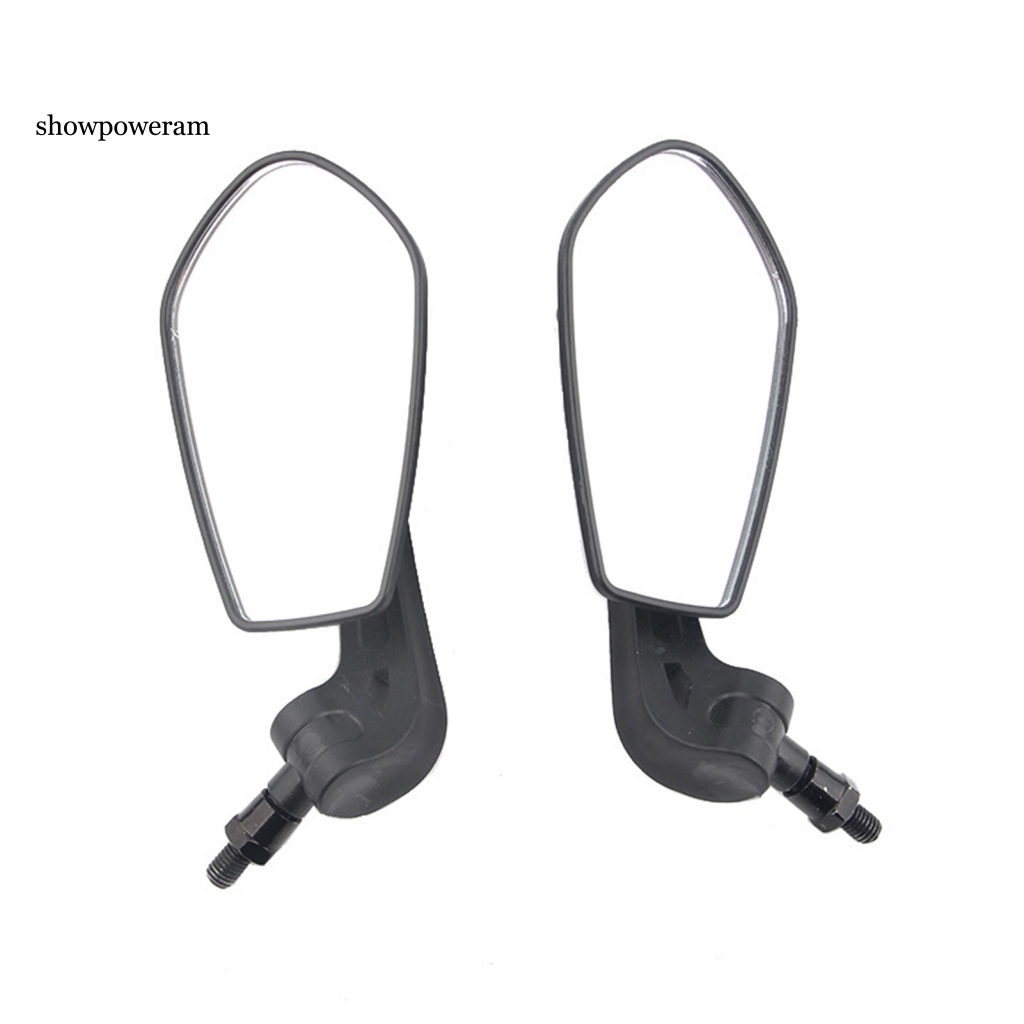 1 Cặp Gương Chiếu Hậu Xoay 360 Độ Màu Đen Gắn Tay Lái Xe Đạp