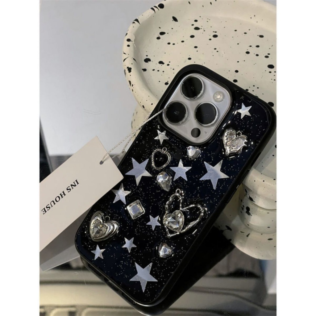 Ốp Điện Thoại Epoxy Màu Đen Chống Rơi Ba Chiều Cho Apple Iphone 14promax 13 11 14pro 13pro 14