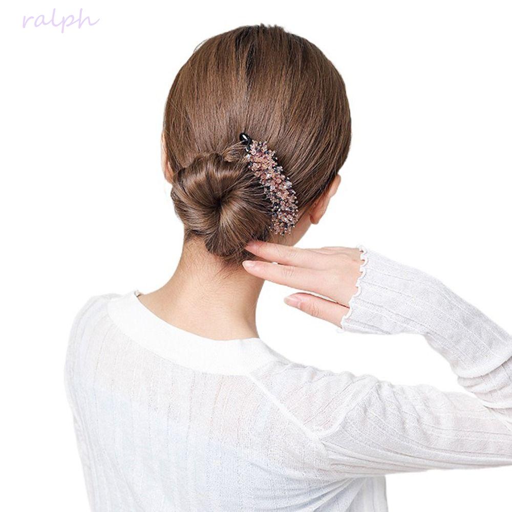 Lược Cài Tóc Xoăn Đính Hạt Thanh Lịch Cho Cô Dâu