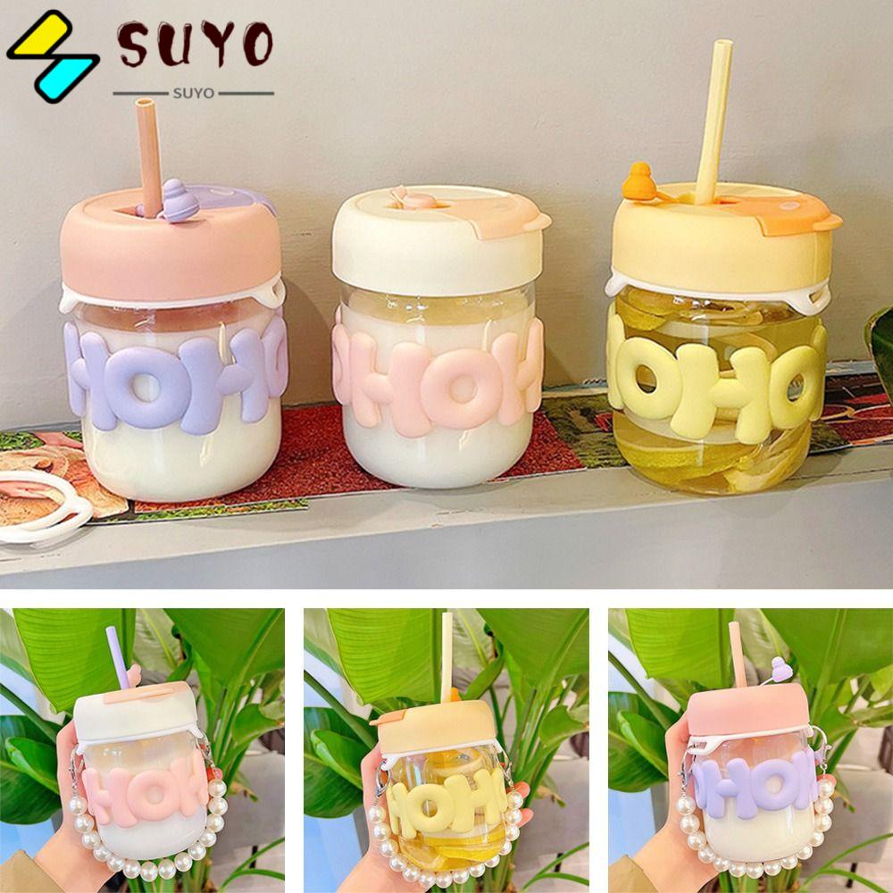 Bình Nước SUYO Kèm Ống Hút Tiện Lợi Khi Đi Học