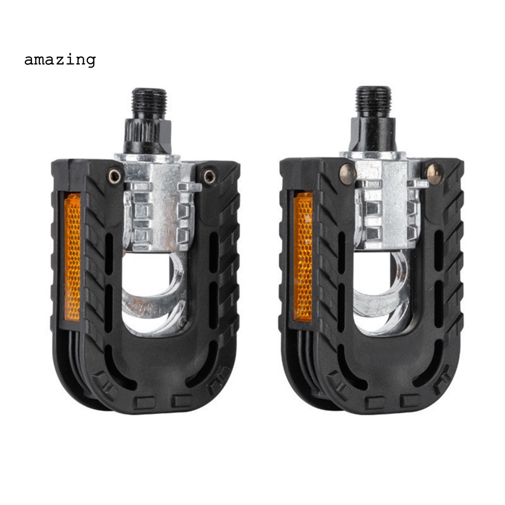 1 Cặp Bàn Đạp Phẳng Chống Mài Mòn Dễ Lắp Đặt Dành Cho Xe Đạp Leo Núi