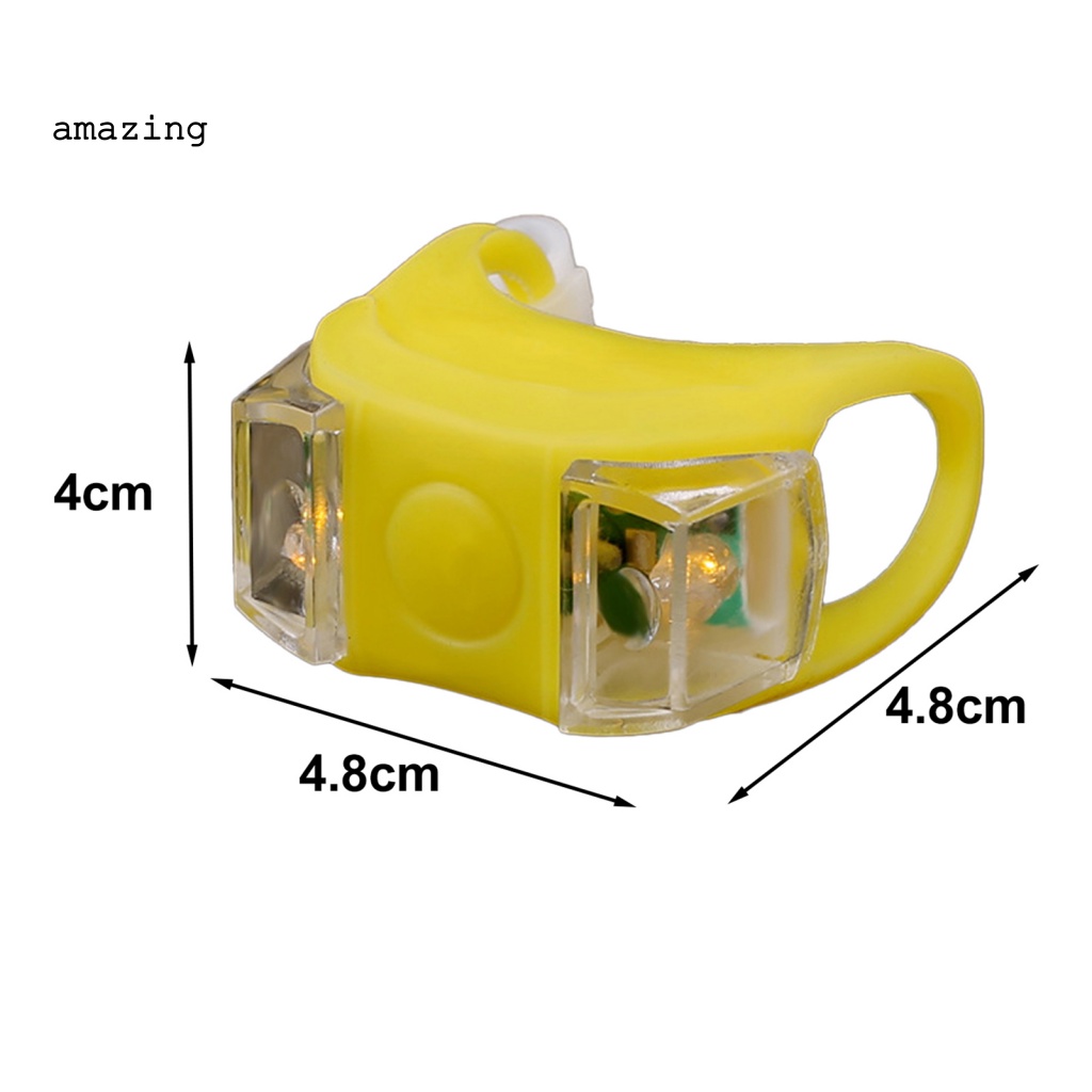 Công Tắc Nhấn Gắn Đuôi Xe Đạp Có Đèn LED Siêu Bền