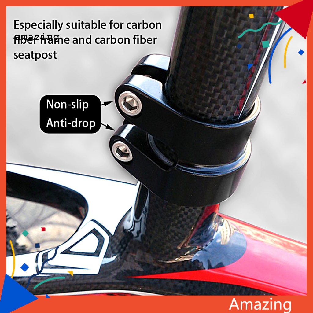 Kẹp Cố Định Yên Xe Đạp Hai Lớp Chống Gỉ Thiết Kế Đơn Giản Tiện Dụng