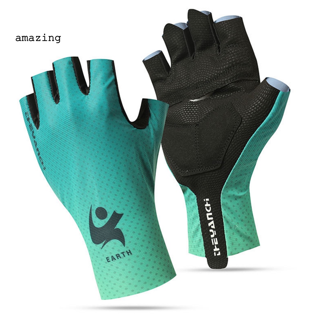 1 Đôi Găng Tay Nửa Ngón Chống Trượt Khi Đi Xe Đạp Leo Núi Unisex