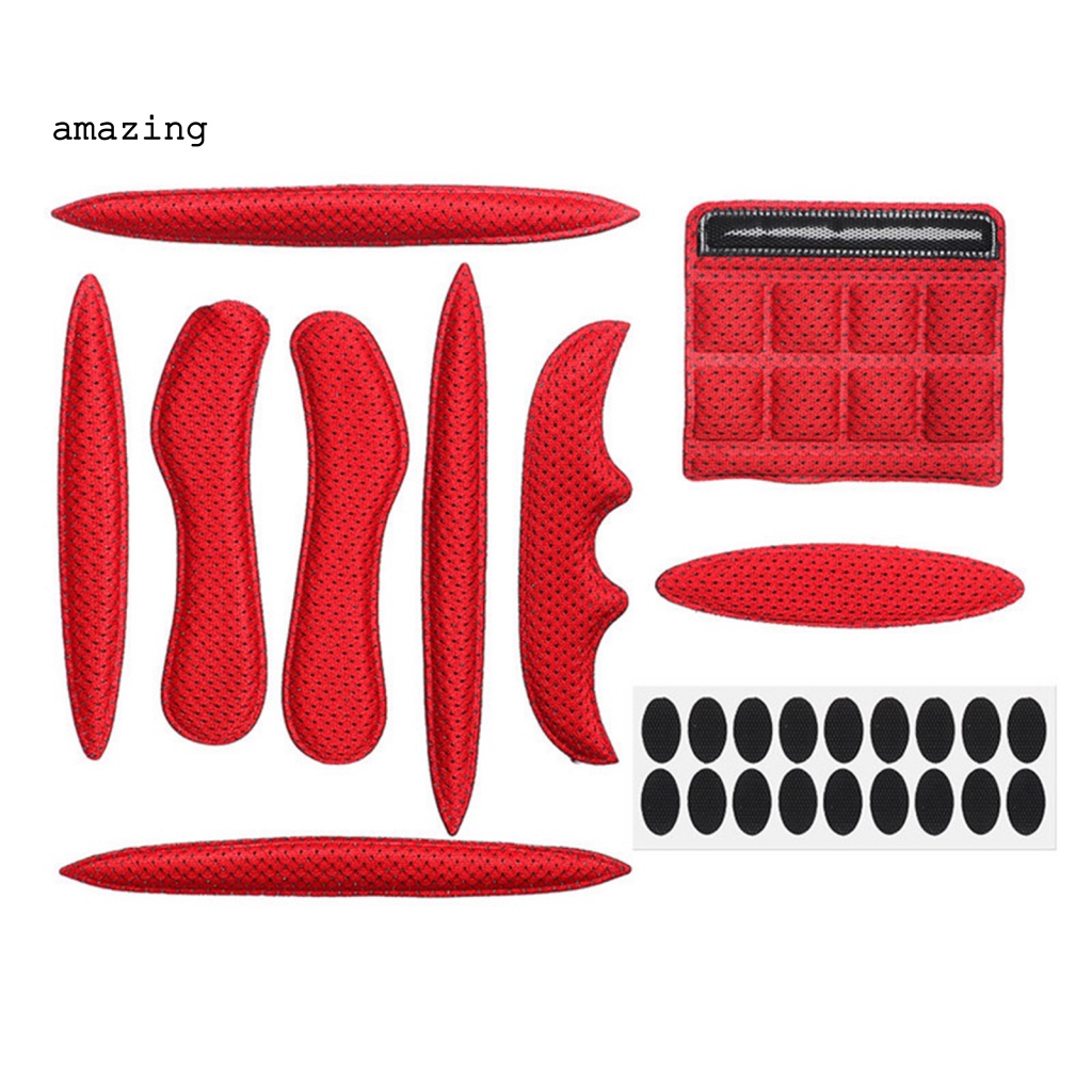 Set 27 Tấm Lưới Lót Mũ Bảo Hiểm Chống Va Chạm Thông Dụng Cho Xe Máy