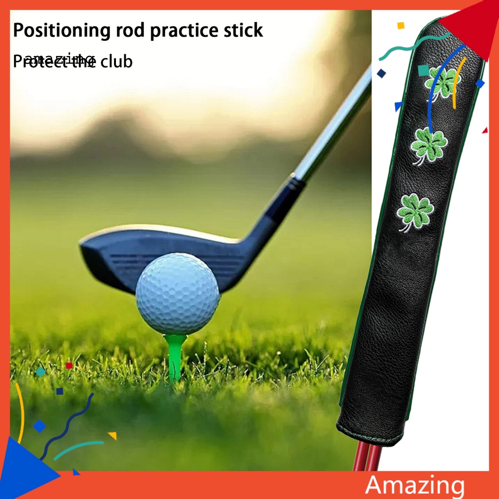 Vỏ Bọc Gậy Đánh Golf Bằng Da Giả Thêu Họa Tiết Độc Đáo Chống Mài Mòn Tiện Dụng