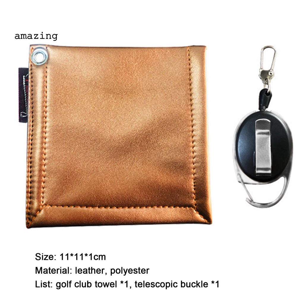 Khăn Lau Gậy Đánh Golf Mềm Mại 3 Màu Tùy Chọn