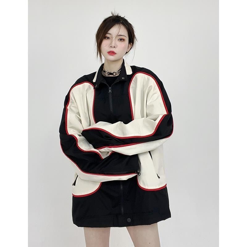 Áo Khoác Bóng Chày Phong Cách Mỹ Cá Tính Cho Nam Nữ