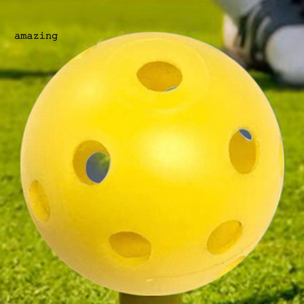 Bộ 10 Bóng Golf Nhựa Rỗng Thay Thế Bắt Mắt Dùng Trong Nhà