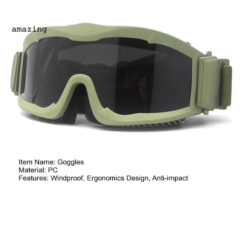 1 Set Kính Bảo Hộ Thể Thao Trượt Tuyết / Xe Mô Tô Địa Hình Thoải Mái