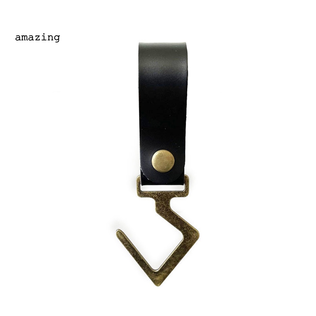 Móc Treo Đồ Bằng Da Giả Chống Rách Tiện Dụng Khi Đi Cắm Trại