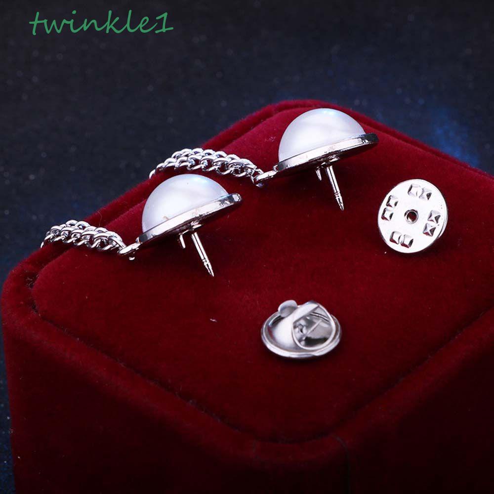 Trâm Cài Áo Dây Xích Đôi Thiết Kế Tinh Tế Thời Trang Sang Trọng Cho Nam Và Nữ