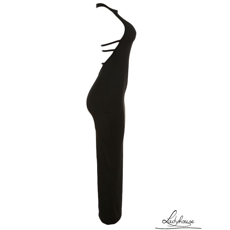 Đầm Dài Hai Dây Hở Lưng Màu Sắc Thời Trang Quyến Rũ Cho Nữ