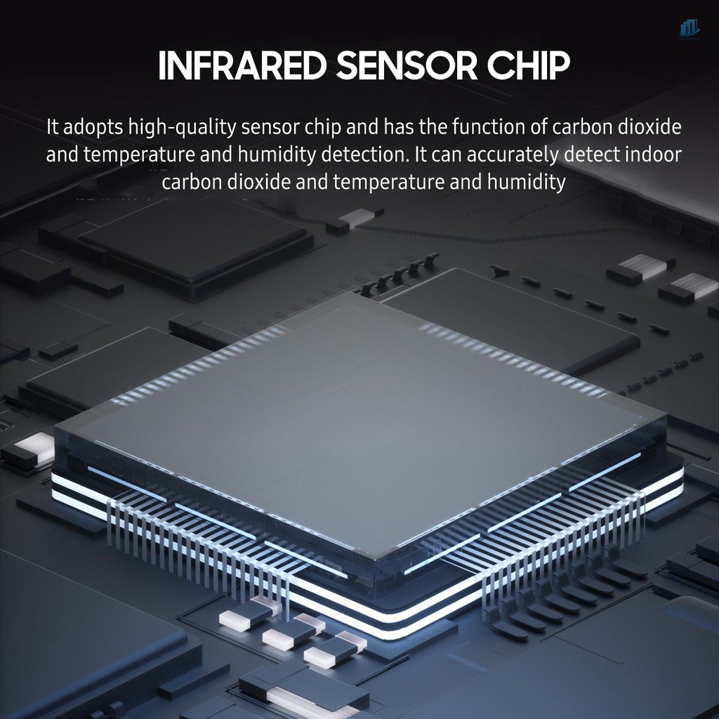 Máy Đo Độ Ẩm Và Nhiệt Độ Không Khí 1200mAh Lithium CO2 Màn Hình LCD 2.8-inch