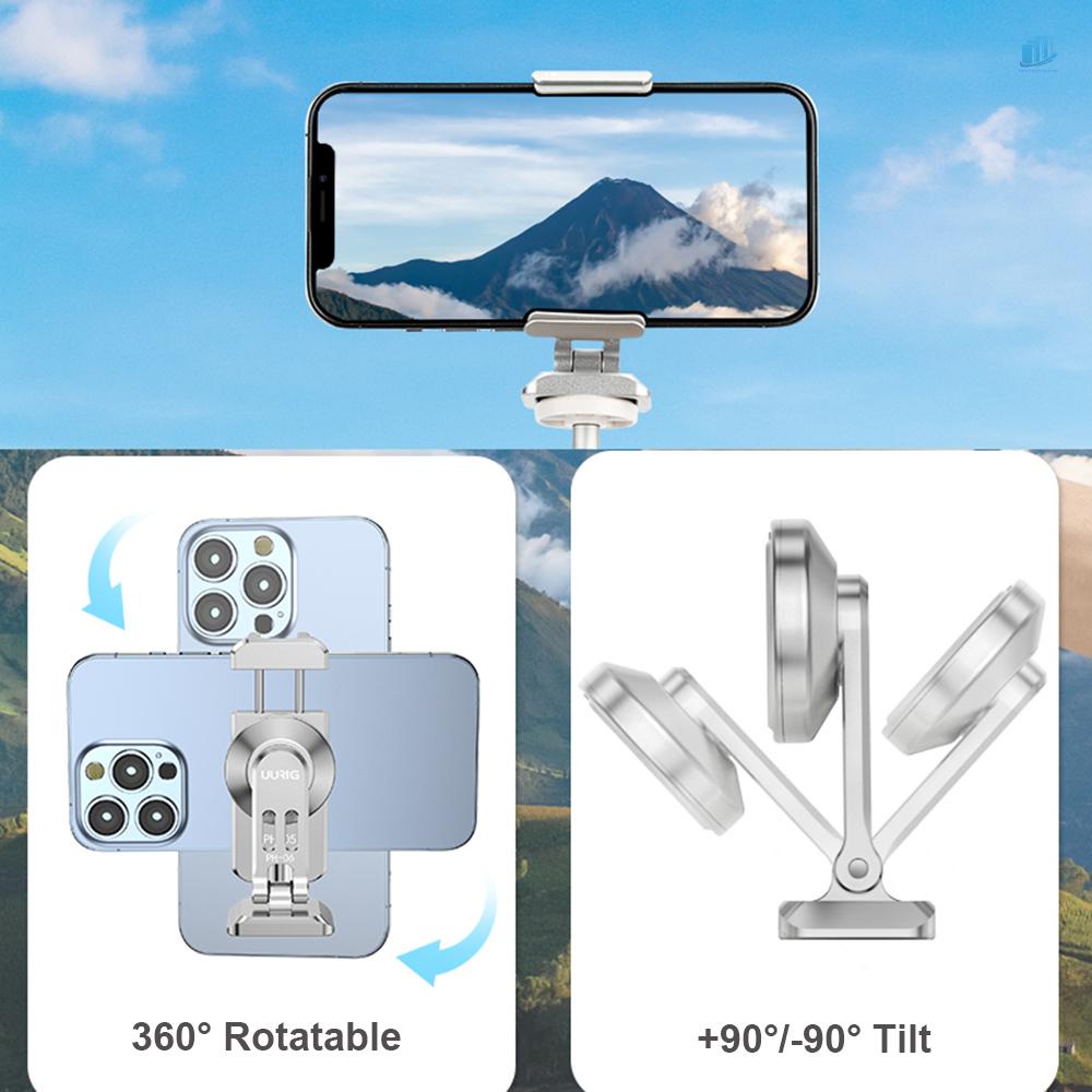 Giá Đỡ Điện Thoại Hít Nam Châm Bằng Hợp Kim Nhôm Cho iPhone 14 / 13 / 12 Urig PH-06