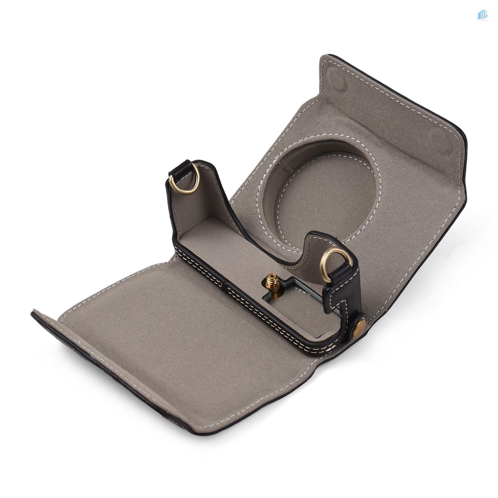 Túi Da Tổng Hợp Đựng Máy Ảnh Ricoh GR3 GR III / GR3X Kèm Dây Đeo Vai Tiện Dụng