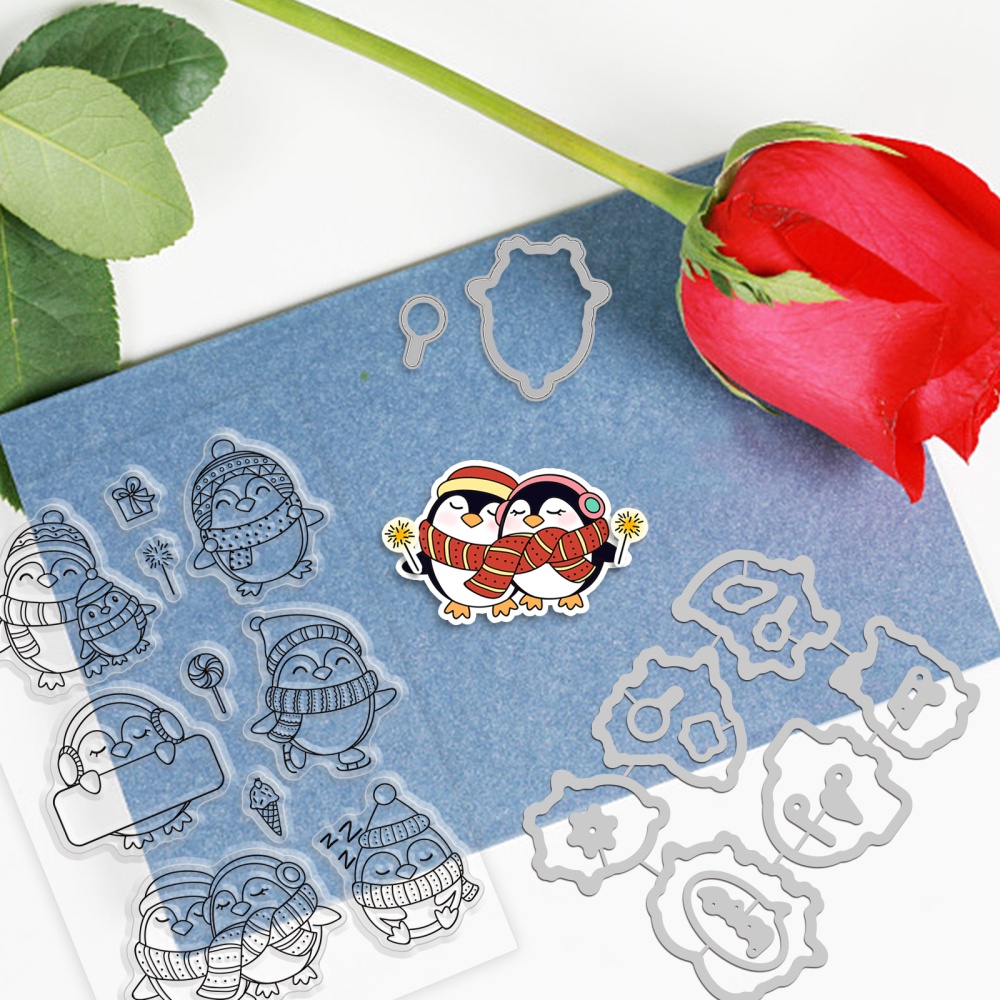 1 Bộ Khuôn Cắt Bằng Nhựa PVC Và Carbon Trang Trí Album Ảnh DIY