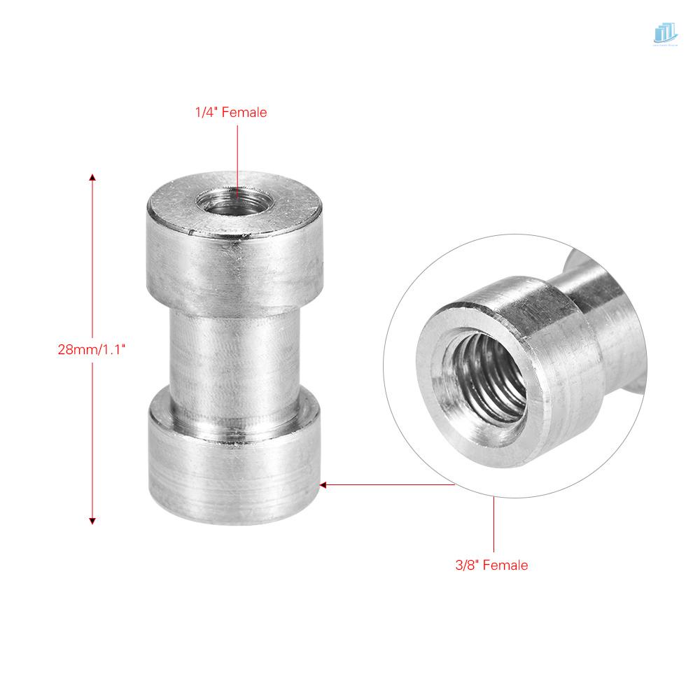 Bộ Ốc Vít Chuyển Đổi 1 / 4 "- 20 Sang 3 / 8" - 16 Dành Cho Giá Đỡ Ba Chân / Đèn Flash / Máy Ảnh