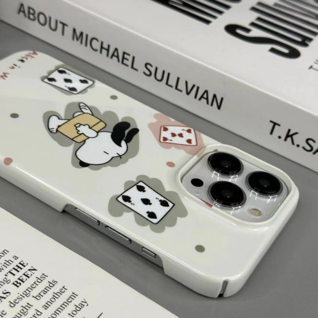 Ốp Điện Thoại Cứng Họa Tiết Hoạt Hình Cún Cưng Dễ Thương Cho Iphone 12 Xsmax 11Pro 14pro 13pro xr XS2W