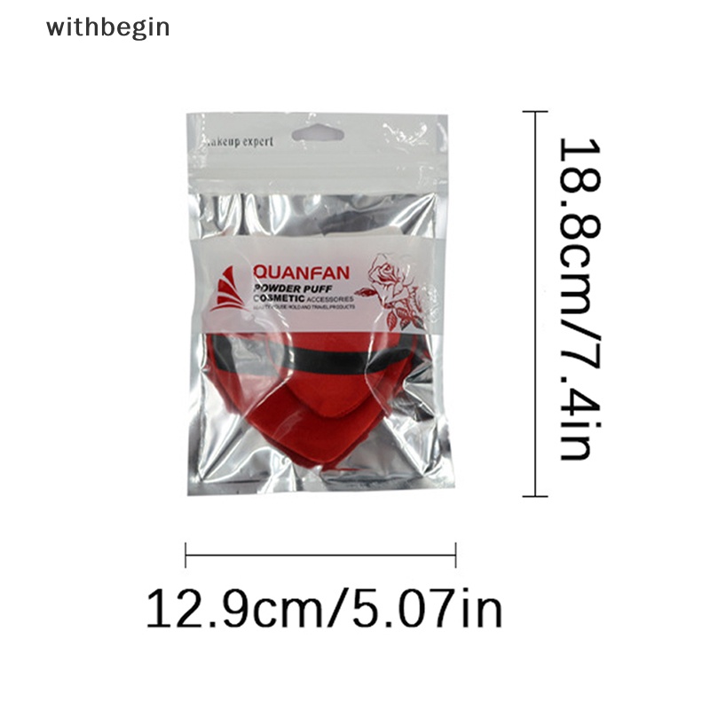 Set 2 Mút Trang Điểm Chất Liệu Cotton Mini Tiện Dụng