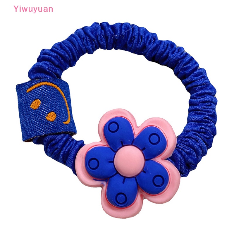 Dây Buộc Tóc Cao Su Co Giãn Mặt Cười Phong Cách Hàn Quốc Handmade Mới