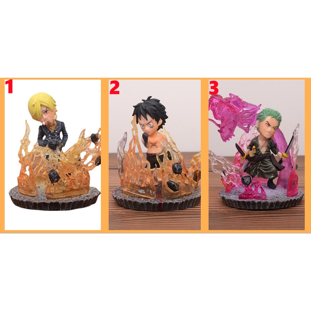 Mô Hình Nhân Vật Luffy / Zoro / Kanji Phim Hoạt Hình One Piece