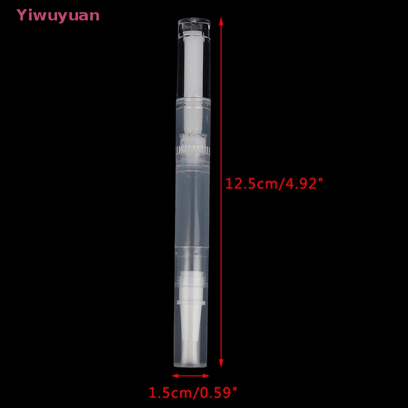 Set 5 Lọ Rỗng Đựng Dung Dịch Dưỡng Móng 3ML Kèm Cọ Tiện Dụng
