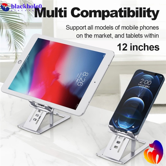 Giá Đỡ Máy Tính Bảng Bằng Hợp Kim Nhôm Có Thể Gập Lại Chống Trượt Cho Iphone 13 12